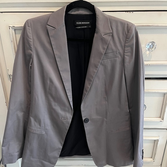 Club Monaco Gray Blazer - Picture 1 of 4